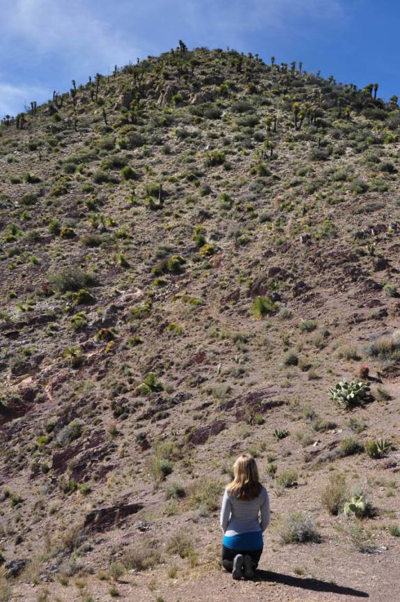 Prestando reverência à montanha sagrada de El Quemado, na região de Real de Catorce, pueblo mágico no norte do México